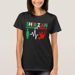 女性の生活の自由イラン山善出義麻地志山 Tシャツ