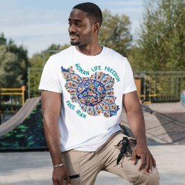 女性の生活の自由 | Persian Art Iran Gives Tシャツ