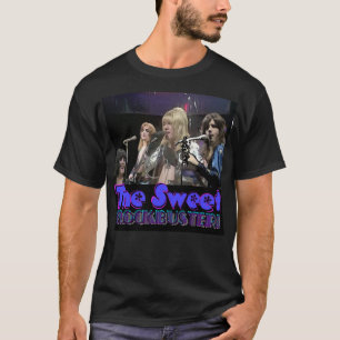 女性の男性の甘いバンドギフトカッコいい Tシャツ