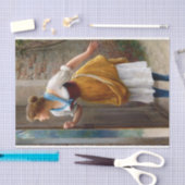 女性の盗聴(Eugene de Blaas) 薄葉紙 (クラフト)