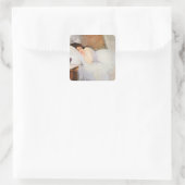 女性の目覚め， 1876 (キャンバス上の油) スクエアシール (バッグ)