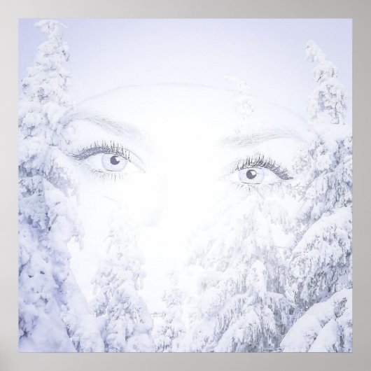 女性の目 ポスター (正面)