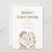 女性の祈りの会 教会イベント招待 招待状 (正面)