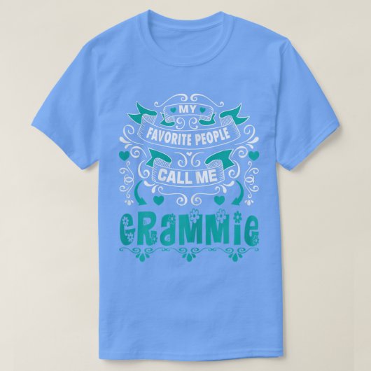 女性の私のお気に入りの人々は私をグラミーと呼ぶ、贈り物 Tシャツ (デザイン正面)