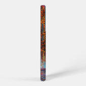 女性の秋絵画の SAMSUNG GALAXYケース (右側面)