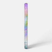 女性の秋絵画の SAMSUNG GALAXYケース (左側面)