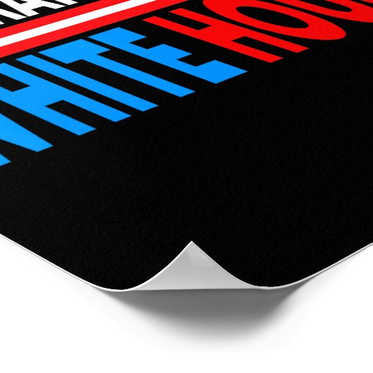 女性の立場はホワイトハウスのフェミニストおもしろいだ ポスター (角)