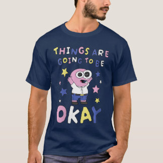 女性の笑顔の友情は大丈夫 Tシャツ