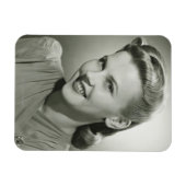 女性の笑顔2 マグネット (横)