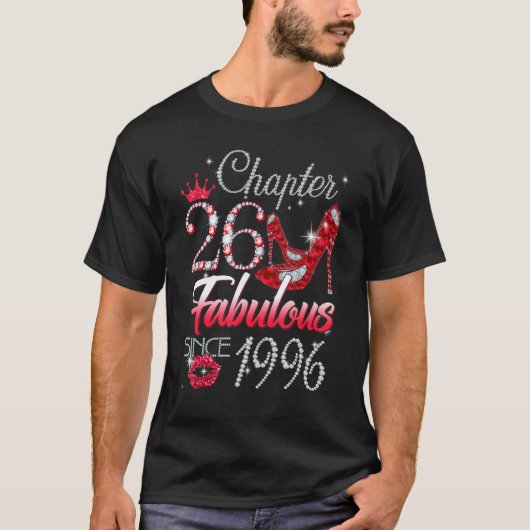女性の第26章1996 26th Birthda以来の素晴らしい Tシャツ (正面)