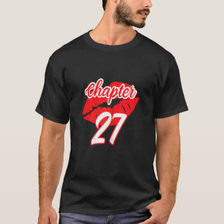 女性の第27章唇と女性の誕生日199 Tシャツ