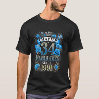女性の第34章 1991年から素晴らしい 34歳の誕生日 Tシャツ