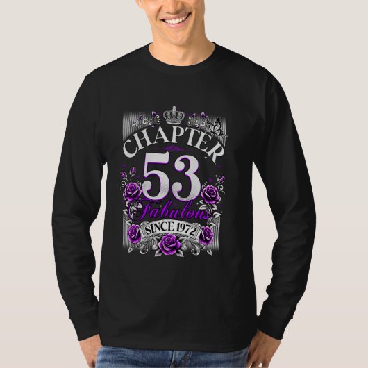 女性の第53章1972年53番目の誕生日から素晴らしい Tシャツ (正面)