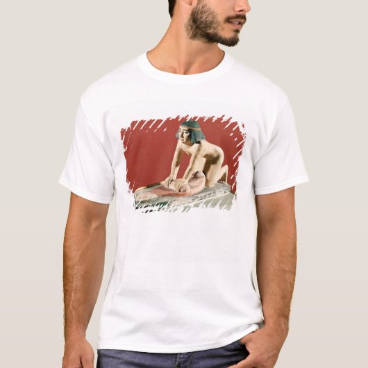 女性の粉砕の穀物のモデル、古い王国 Tシャツ (正面)