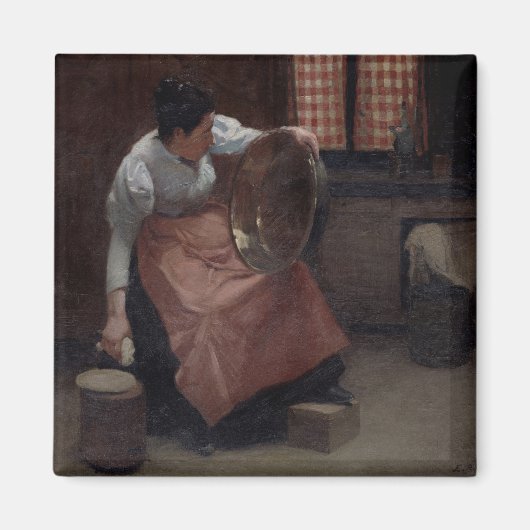 女性の精練 マグネット (正面)