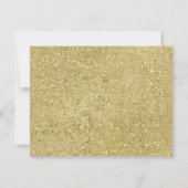 女性の素敵な50歳の誕生日パーティー 招待状 (裏面)