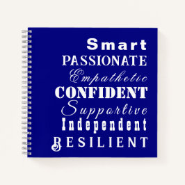 女性の素晴らし資質感動的誌 ノートブック