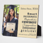 女性の素晴らし資質,大学院の写真プラーク フォトプラーク (側面)