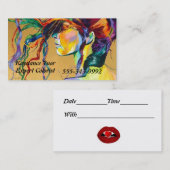 女性の経験 予約カード (正面/裏面)