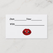 女性の経験 予約カード (裏面)