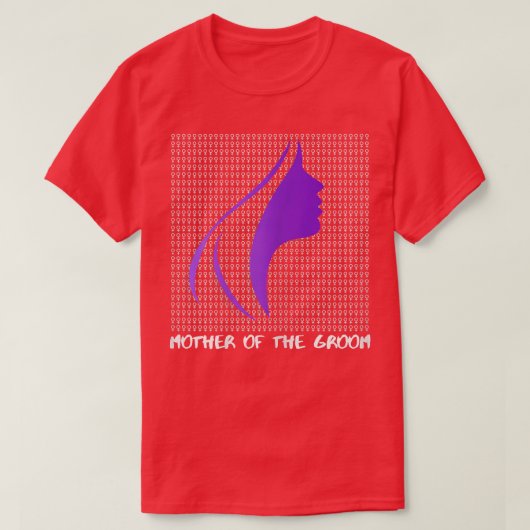 女性の結婚式 新婦の母 母の日2400 Tシャツ (デザイン正面)