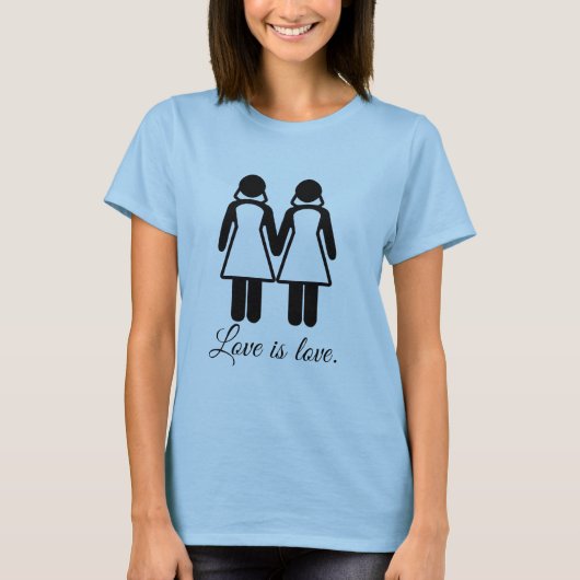女性の結婚愛 -.png tシャツ (正面)
