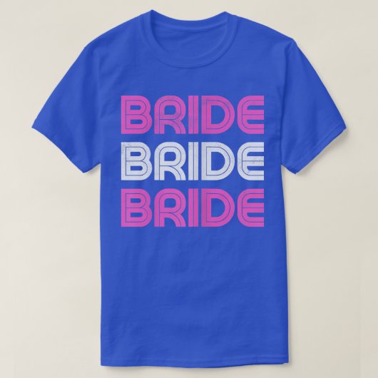 女性の結婚発表 未婚の花嫁 結婚する Tシャツ (デザイン正面)