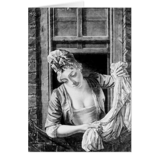 女性の絞る洗浄 (正面)