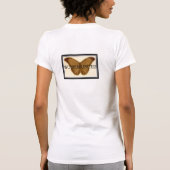 女性の統一されたなTシャツ Tシャツ (裏面)