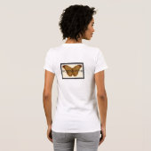 女性の統一されたなTシャツ Tシャツ (裏面フル)