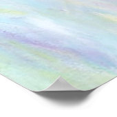 女性の美しい写真めい想。 ポスター (角)