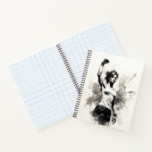 女性の美しい女性のスケッチフィットネス女 ノートブック (内部)