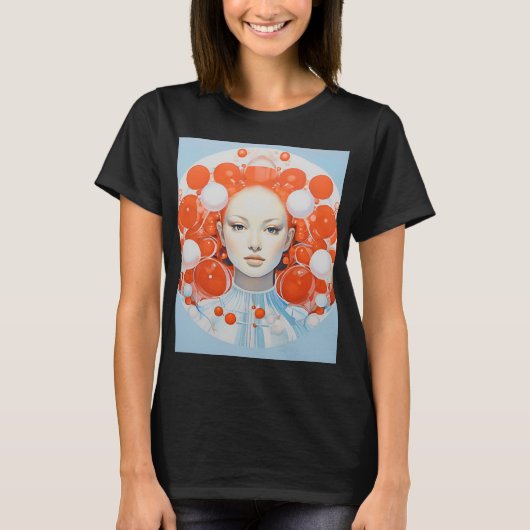 女性の美しさ Tシャツ (正面)
