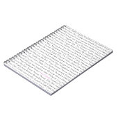 女性の聖者のノート ノートブック (左側)