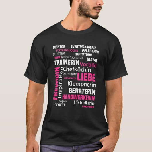 女性の職人芸と訓練 Tシャツ (正面)