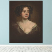 女性の肖像画のための習作 (1670年代) キャンバスプリント (インサイチュ (ウッドフロア))