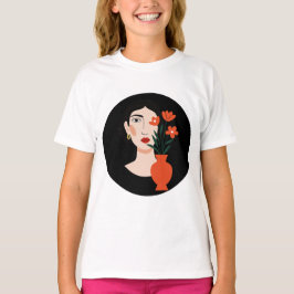 女性の肖像画 Tシャツ