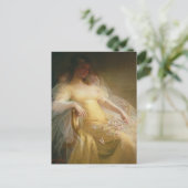 女性の肖像(キャンバス上に油彩) ポストカード (スタンド正面)