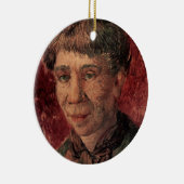 女性の肖像 タンギュ夫人、ヴィンセント・ヴァン・ゴッホ セラミックオーナメント (右)