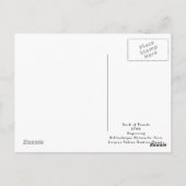 女性の背部の解剖学/骨格 ポストカード (裏面)