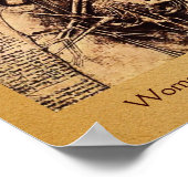 女性の胴ハートとその血管 ポスター (角)