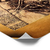 女性の胴ハートとその血管 ポスター (角)