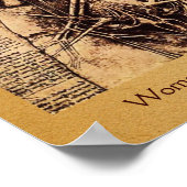 女性の胴ハートとその血管 ポスター (角)