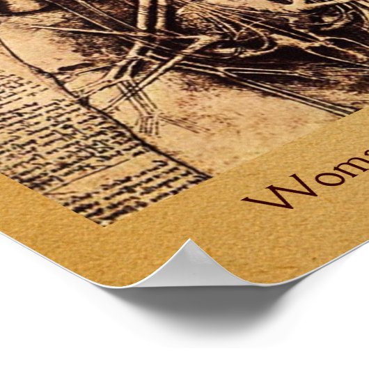 女性の胴ハートとその血管 ポスター (角)