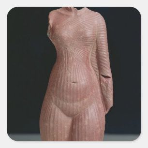 女性の胴体、おそらくNefertiti女王 スクエアシール