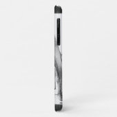 女性の脚,ガラスとバラ鉛筆スケッチアート Case-Mate iPhoneケース (裏面/左)