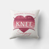 女性の膝外科の回復 クッション (裏面)