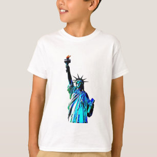 女性の自由の女神 Tシャツ