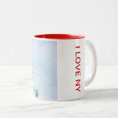 女性の自由マグカップ ツートーンマグカップ (正面右)