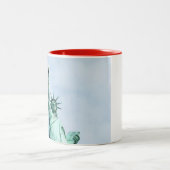 女性の自由マグカップ ツートーンマグカップ (中央)